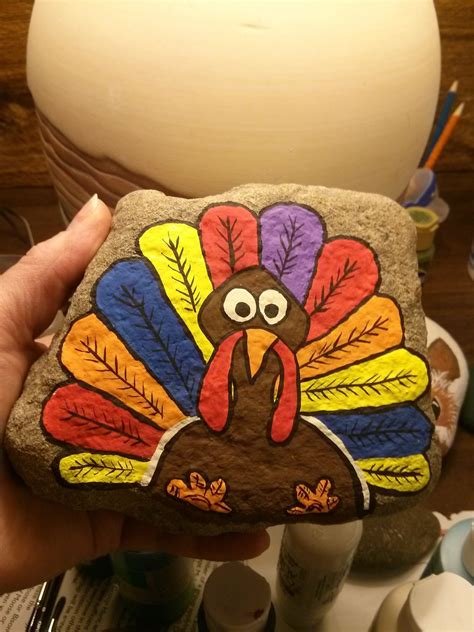 thanksgiving rock painting ideas